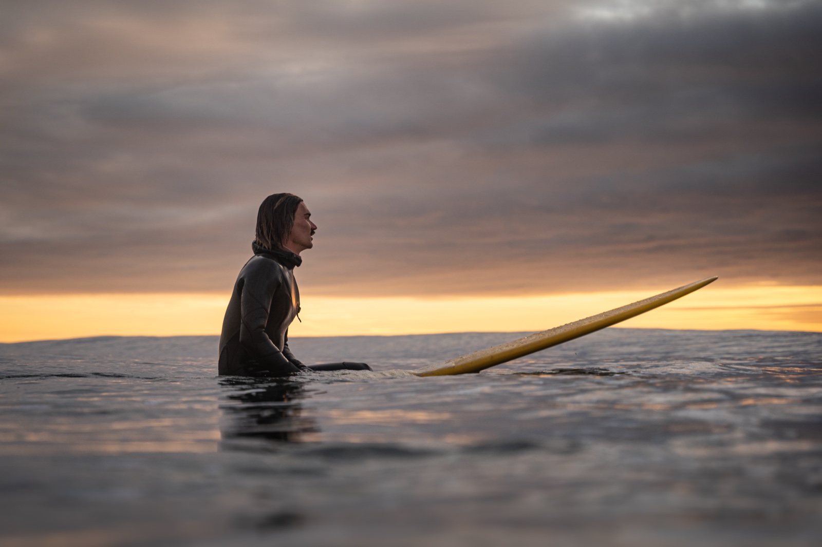 Ruhiger Moment am Wasser bei Hvide Sande